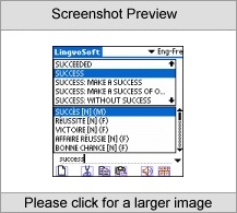 LingvoSoft Talking Dictionary English <-> French for Palm OS Screenshot